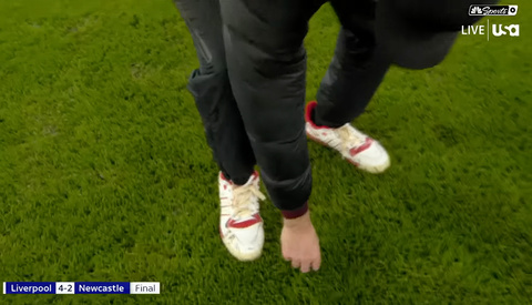 Sharp-Eyed Camera Operator Saves the Day When Soccer Coach Loses Wedding Ring on the Pitch